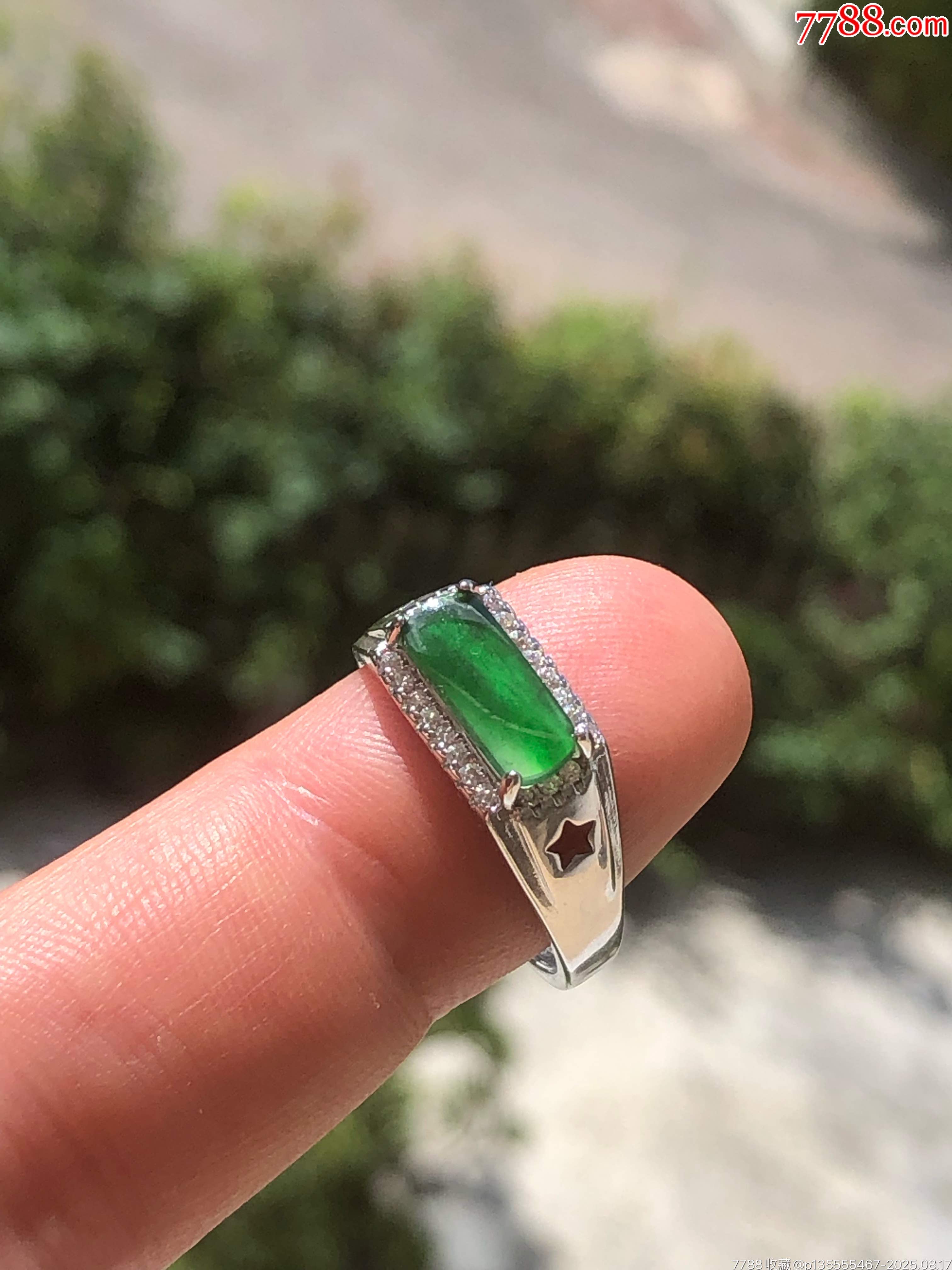 天然翡翠鑲嵌戒指_價格445元_第19張_7788收藏__收藏?zé)峋€