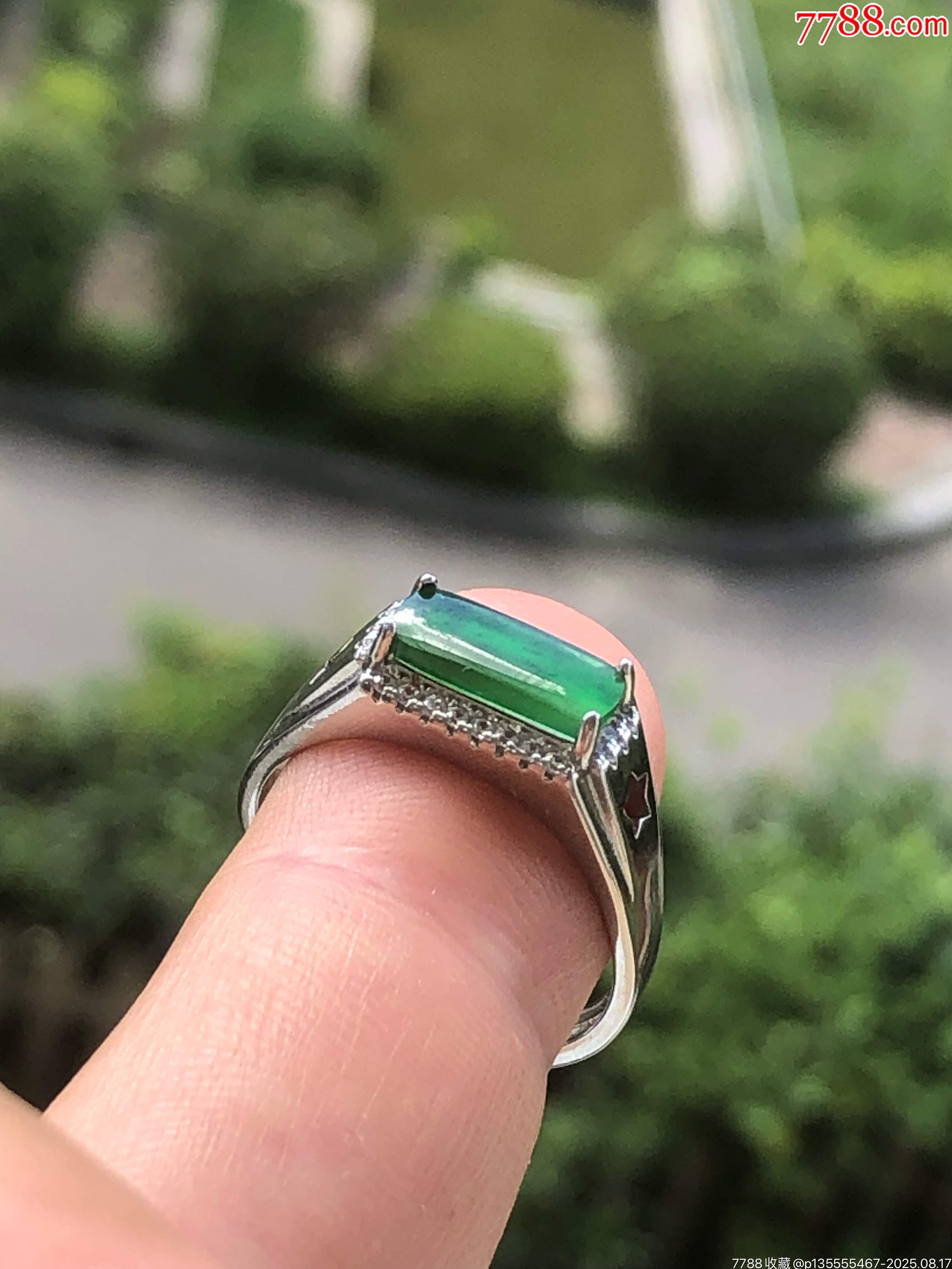 天然翡翠鑲嵌戒指_價格445元_第25張_7788收藏__收藏?zé)峋€