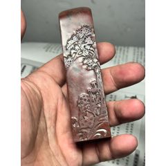 寿山石　貔貅　古獣　 長65mm　大材　印材　篆刻　落款　雅号　書道　日展 寿山石 貔貅 古獣 長65mm 大材 印材 篆刻 落款 雅号 書道 日展