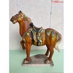 唐三彩唐马_唐三彩_怀旧时光古玩店【7788旧书网】