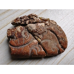 中古雕梅花蜜蜡残件-蜜蜡-7788红宝书