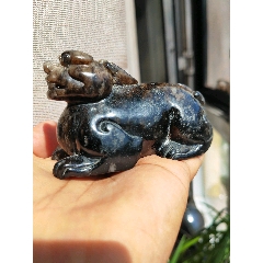 中国玉石、骨董、砡 高档天然玉石骨灰盒龙凤仙居寿盒整石雕刻男用