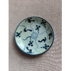 全品清代青花釉里红鱼盘_青花瓷_林邑崇古【7788红宝书】