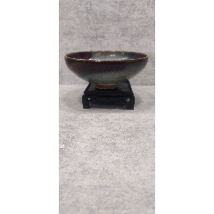 金時代鈞窯香炉 钧瓷香炉双耳线香炉禹州钧窑炉钧釉金斑檀香炉陶瓷香道香薰炉