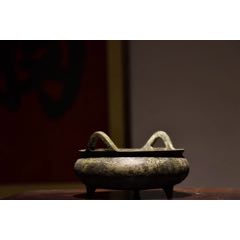 大明宣德年制三足铜香炉_铜炉_顺应时代【7788旧书网】