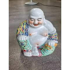 粉彩弥勒佛_彩绘瓷/彩瓷_图片价格_收藏鉴定_7788钱币网