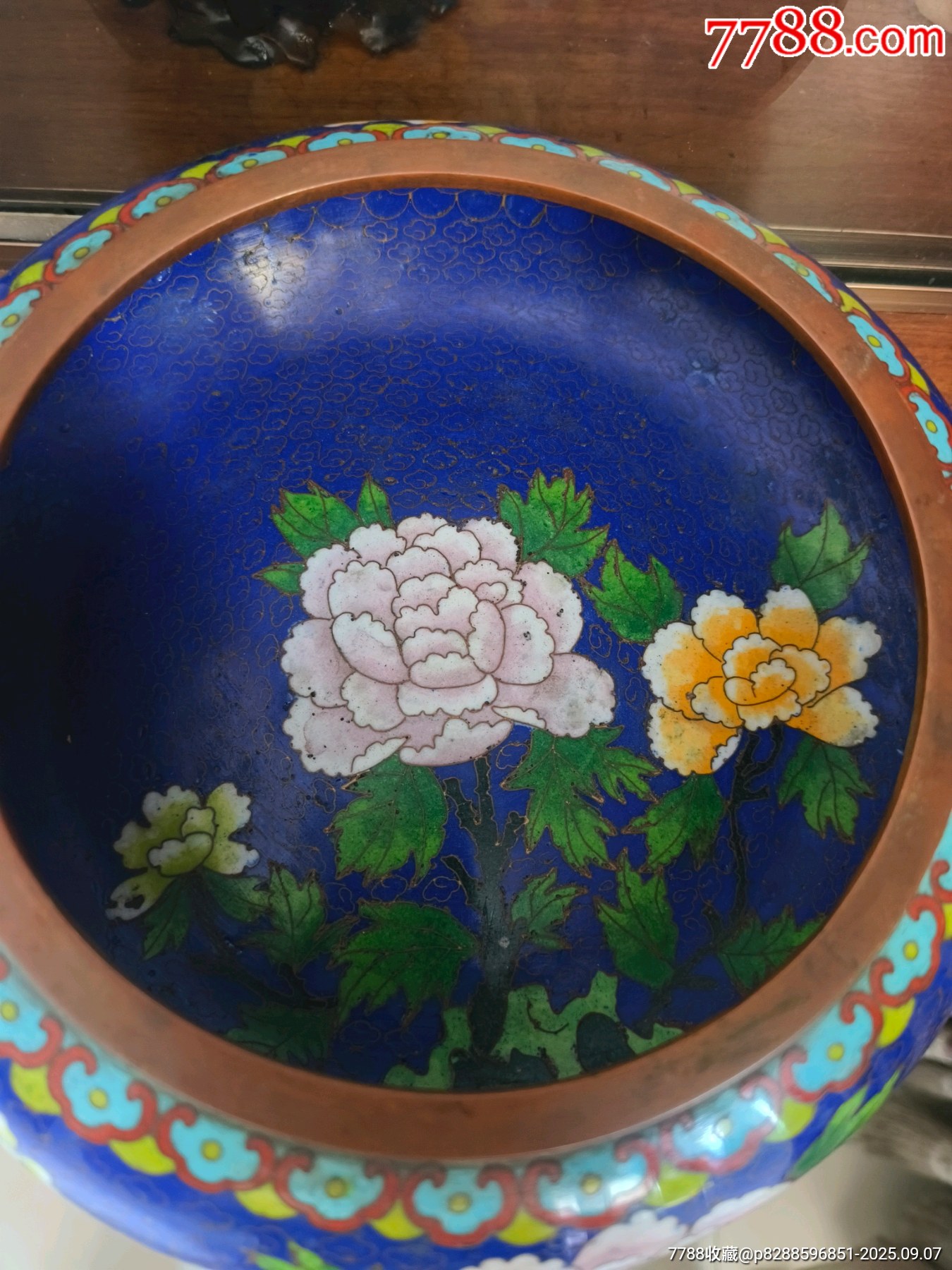 景泰蓝掐丝珐琅笔洗-景泰蓝/珐琅-7788红宝书