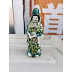 福建会馆游长子造粉彩福禄寿三星瓷塑_雕塑瓷/瓷雕_东来号【7788