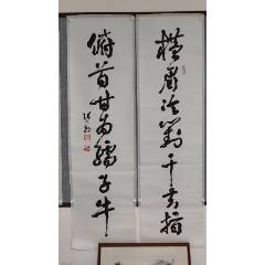 张立朝【对联】-￥4,600 元_书法原作_7788网