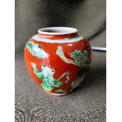 中国古美術品 清の時代 郎窯紅 水盂 水滴8cm 中国古美術品 清の時代 郎
