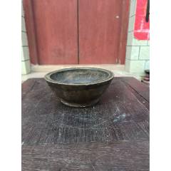 一个清代老石湾绿釉大茶壶-绿陶-7788红宝书