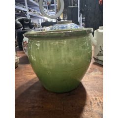 緑釉壺 H27 緑釉壺 H27