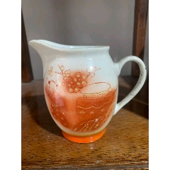【海】粉彩茶壺②　牡丹福寿文　同治年製在印　民国時代　骨董品 時代品 中国美術 海】粉彩茶壺②牡丹福寿文同治年製在印民国時代骨董品 時代品