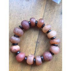 三千年以上瑪瑙珠14顆，直徑大難得，最小徑1.74-最大徑1.95厘米(se108649306)