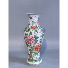 中国古美術/清時代粉彩双戟耳小瓶y301 中国古美術/清時代粉彩双戟耳小瓶y301 中国古美術/清