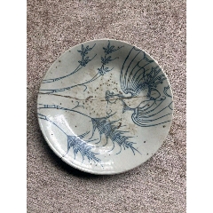 中国　香合　清朝時代　青華 C 清朝の最盛期・康熙帝時代の青花(染付)の香炉(17〜18世紀)株式会社