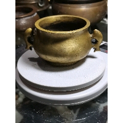 双鱼耳铜香炉-铜炉-7788红宝书