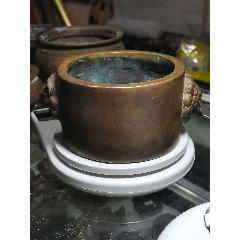 双鱼耳铜香炉-铜炉-7788红宝书