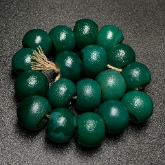 牛角缠丝玛瑙天珠X-玛瑙-7788铜器收藏