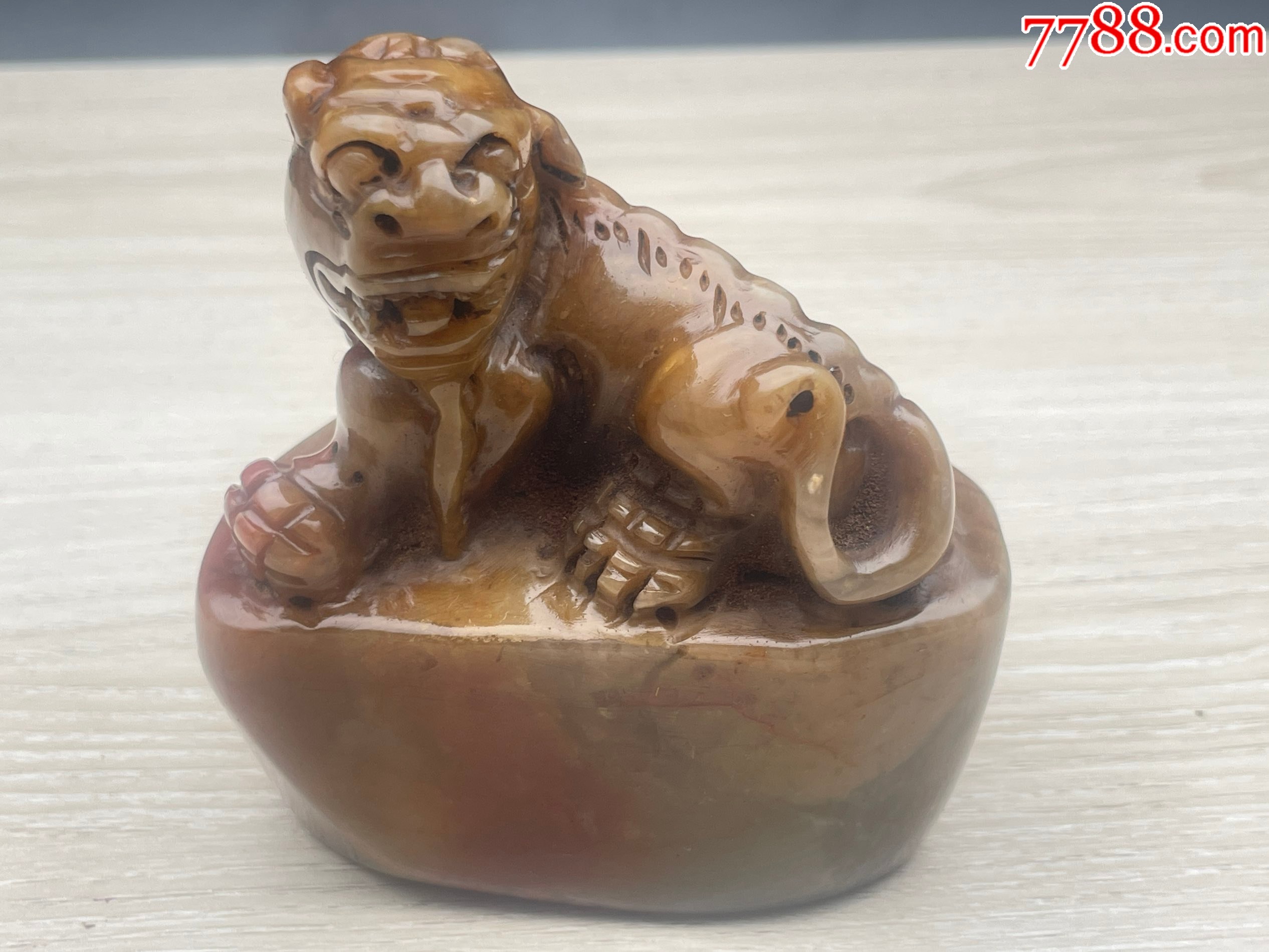 收到寿山石印章章料一个360克-寿山石印-7788收藏