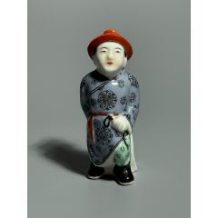 民国朱永记造粉彩弥勒佛造像_旧瓷器_玖肆爱古玩【7788旧书网】