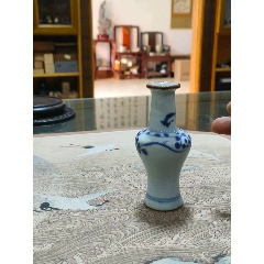 古玩旧藏】清代青花缠枝莲纹盖罐-青花瓷-7788旧书网