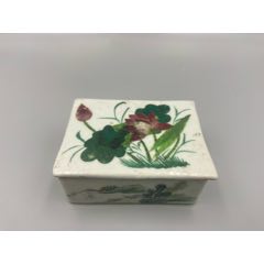 清晚期同治粉彩五子夺魁印泥盒-彩绘瓷/彩瓷-7788旧书网
