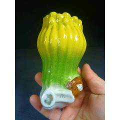 （全品）民國(guó)粉彩佛手形壁瓶品相如圖全品尺寸：高14cm寬8cm