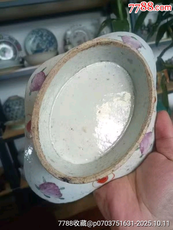 晚清同治細路粉彩無雙譜人物貢盤包老到代_價格2200元_第5張_7788收藏__收藏熱線