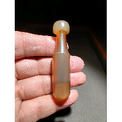 清代和田玉老烟嘴-烟嘴-7788收藏