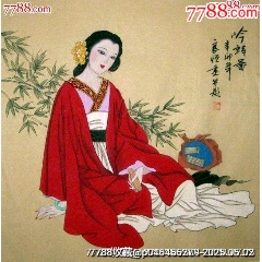 中国古美術・純手描き・吴道子人物画芯・觀音画像167x86cm・書画・絹本・仏像 吴道子精品手绘老绢敬佛图，吴道子唐代著名画家书法家，世人尊称，画圣