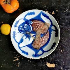 一拍堂清朝顺治康熙青花瓷器罗汉炉景德镇古董香炉老古玩收藏真品双狮戏