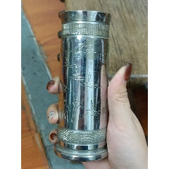 明代竹雕笔筒_笔筒/笔洗/笔具_玩珍阁收藏【7788旧书网】