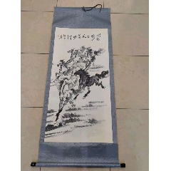 文瑛工笔旧裱绢本花鸟立轴_花鸟国画原作_苏恒堂【7788收藏】