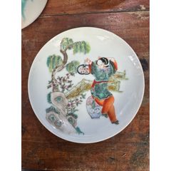 中国古美術　大清同治年治粉彩水盤　文房具　y205 中国古美術 大清同治年治粉彩水盤 文房具 y205 中国古美術