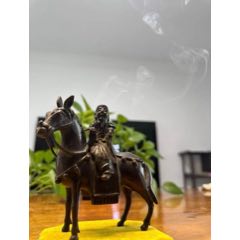 中国　古銅　童子彫　香炉　C R5190 铜香炉_铜炉_江湖客古玩店【7788旧书网】