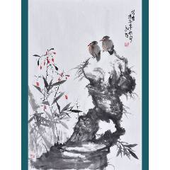 韓宗湘 宗湘 「百鳥園」 中国美術 台湾画家 掛軸 美術 骨董 韓宗湘 宗湘 「百鳥園」 中国美術 台湾画家 掛軸 美術 骨董 韓宗湘 宗