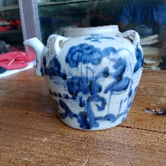 清代青花执壶-青花瓷-7788红宝书