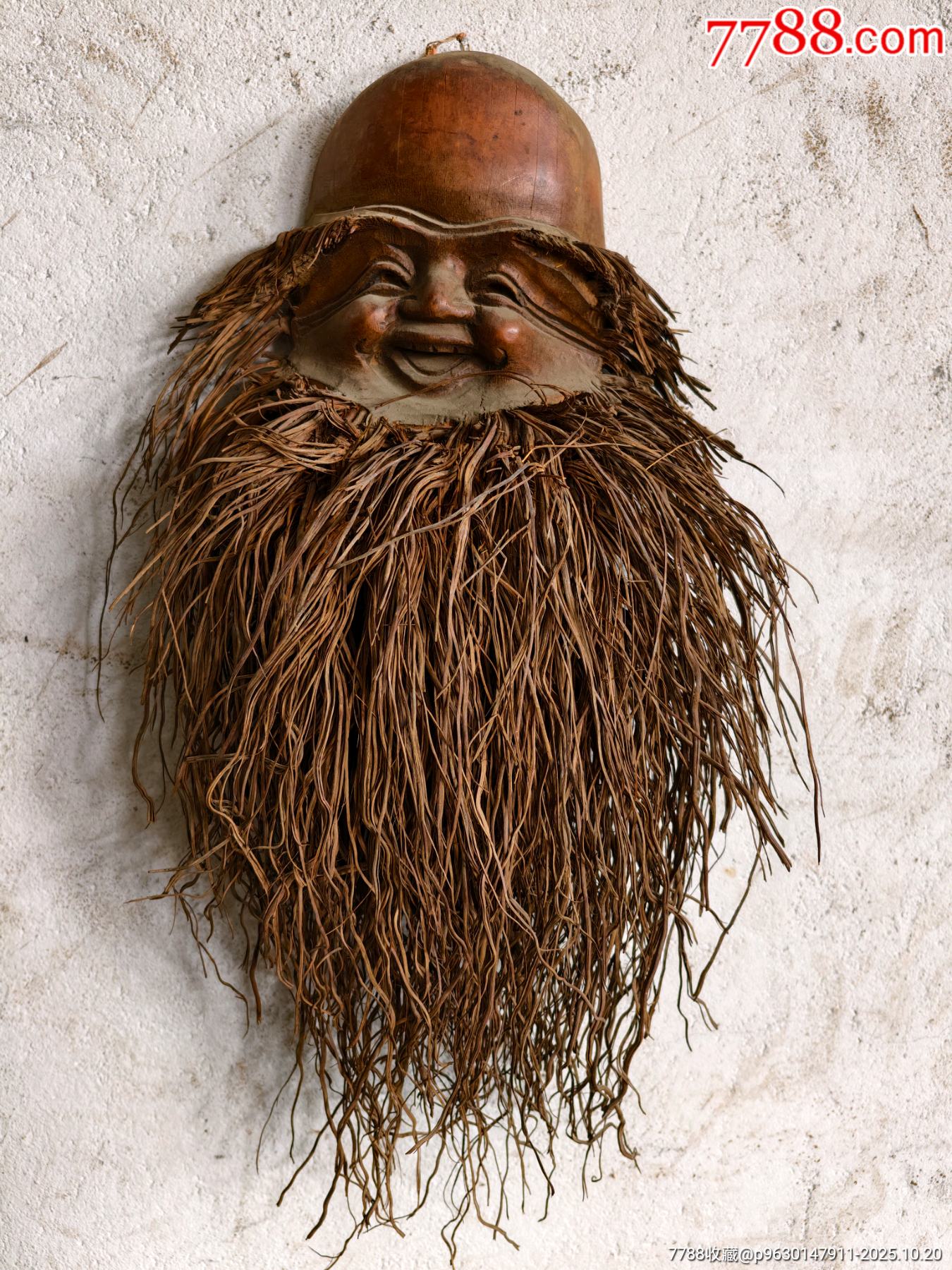 竹雕寿星老寿星，长寿老人纯天然手工雕刻天然材质_竹雕像_字体图片_