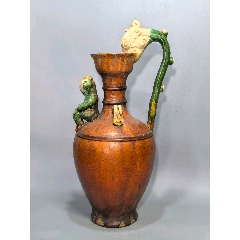 黄釉葫芦瓶 唐時代　唐三彩　陶芸　骨董品　古美術品 黄釉葫芦瓶 唐時代 唐三彩 陶芸 骨董品 古美術品 2025年最新】