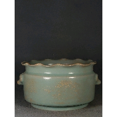 南宋郊坛下官窑月白釉瓷片标本_青瓷/秘色瓷_京南古陶瓷苑【7788收藏】