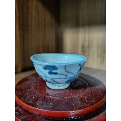 清嘉道青花双喜小罐一件-青花瓷-7788旧书网