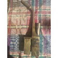 清末民初直角白銅方形煙桿/煙倉（配件）-￥320 元_水煙壺/煙袋_7788網