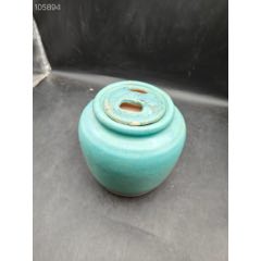 五六十年代老綠釉陶罐一個-￥88 元_綠陶_7788網