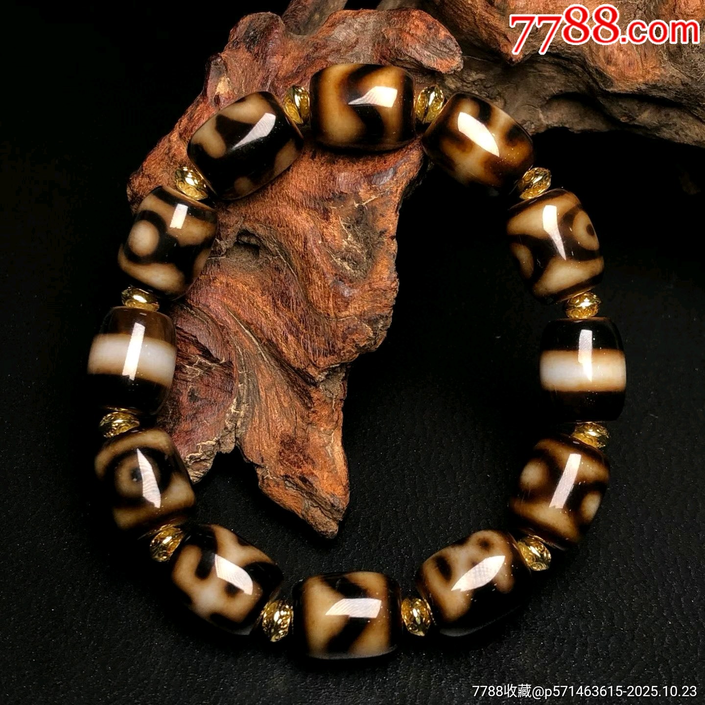 藏区回流老料高油包浆多宝天珠手串-天珠-7788旧书网