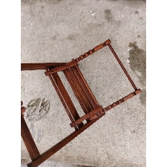 老黄花梨家具古董老木器清代海黄插屏风多宝阁博古架明清老家具_木架