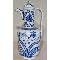 中国 大明宣徳年製  青花唐草文小壺 中国 大明宣徳年製 青花唐草文小壺 中国 大明宣徳年