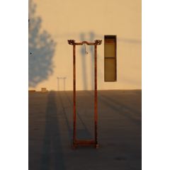 老黄花梨家具古董老木器清代海黄插屏风多宝阁博古架明清老家具_木架