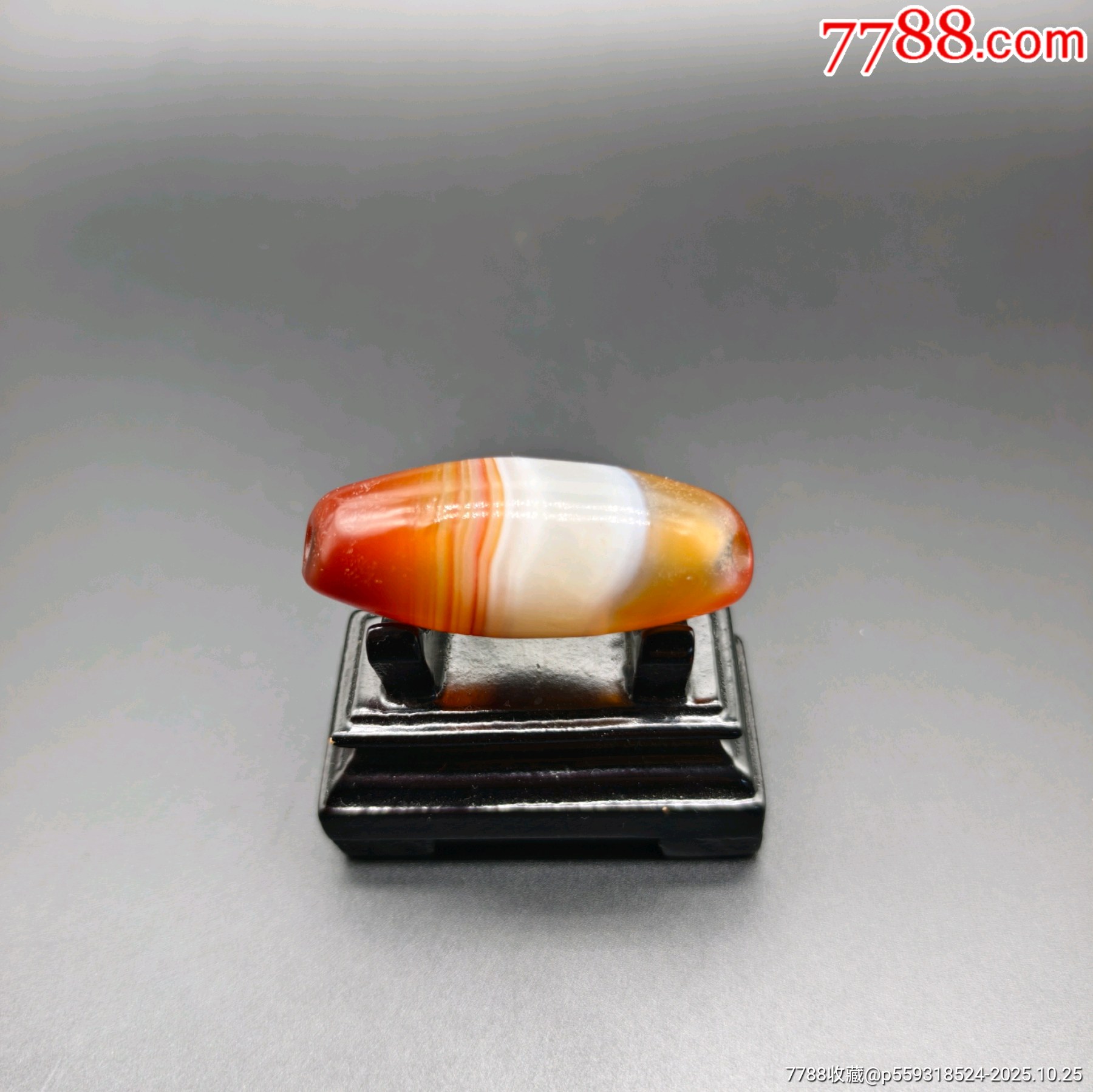 Nagi瑪瑙　如意蓮花天珠　8-215 Nagi瑪瑙 如意蓮花天珠 8-215 Nagi瑪瑙 如意蓮花天珠 8-215