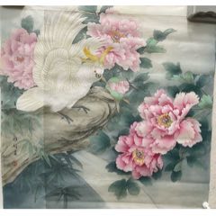 韓宗湘 宗湘 「百鳥園」 中国美術 台湾画家 掛軸 美術 骨董 韓宗湘 宗湘 「百鳥園」 中国美術 台湾画家 掛軸 美術 骨董 - メルカリ